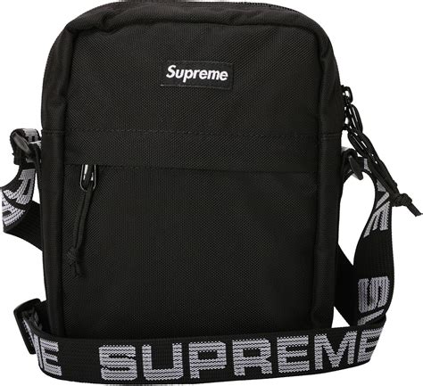 supreme shoulder bag black